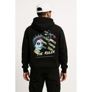 NEW UCL UrbanCoolab “The Ruler” Hoodie Graphic Streetwear Art Slick Rick XXL